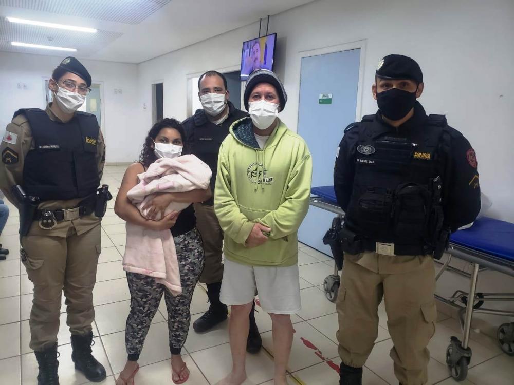 Policiais Militares salvam bebê engasgado no bairro Alvorada