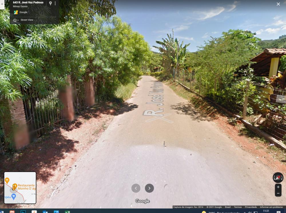 Região onde o carro estava estacionado