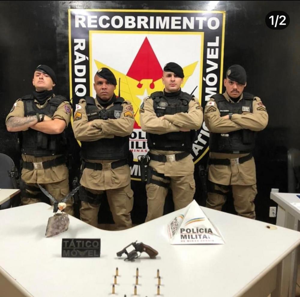 PM realiza apreensão de arma de fogo