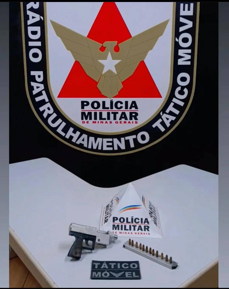 Polícia Militar apreende submetralhadora de fabricação caseira em Sabará