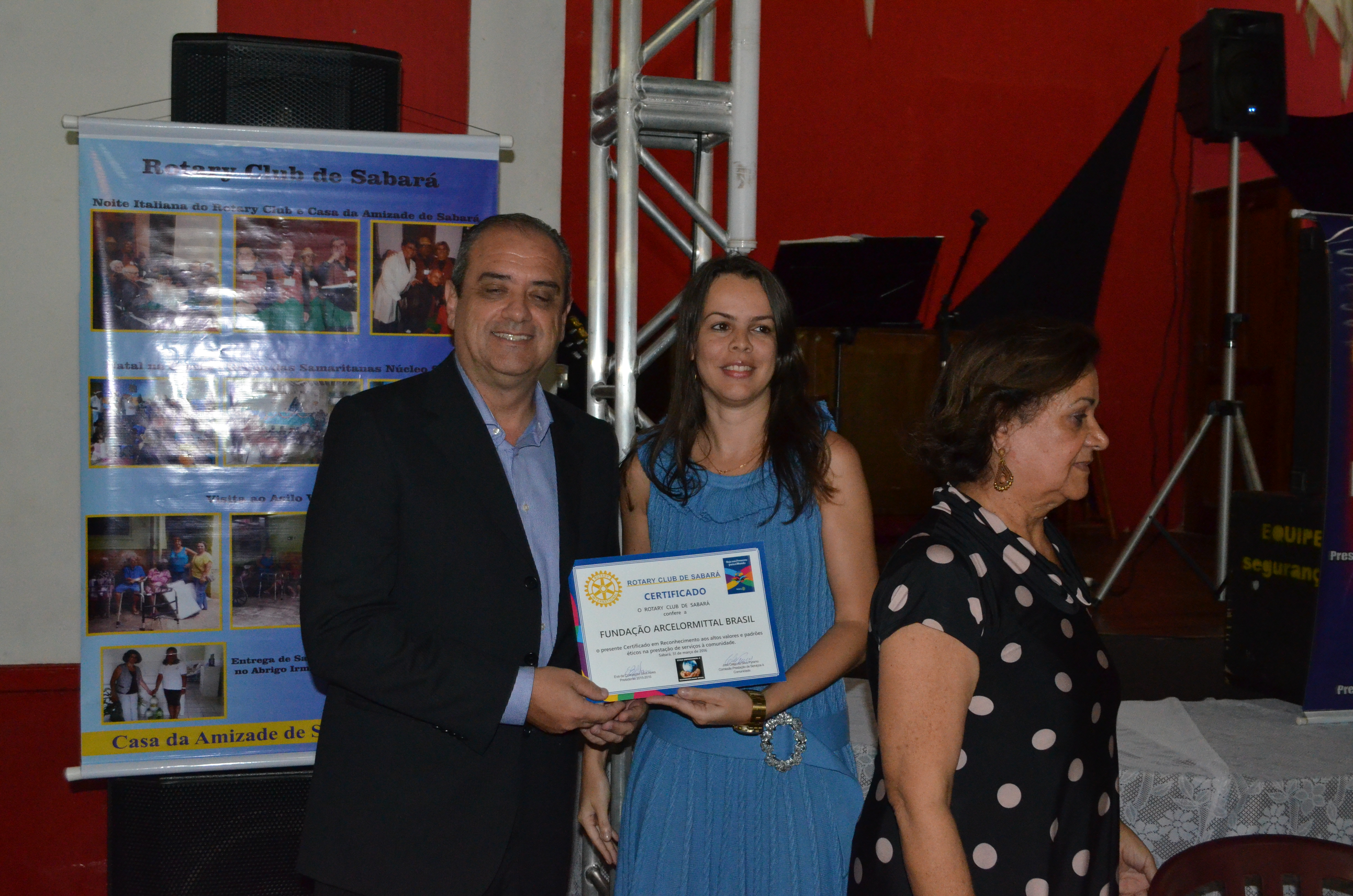ArcelorMittal recebe homenagem por suas ações no município