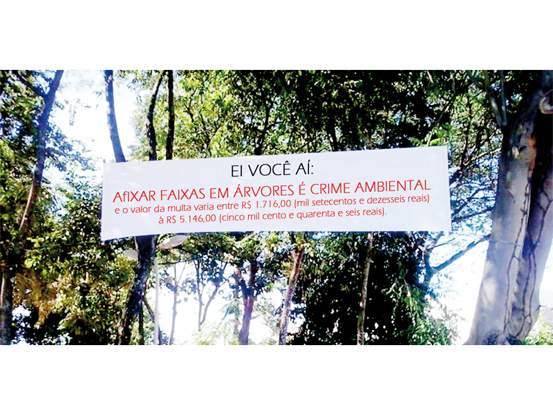 Faixas por todos os lados
