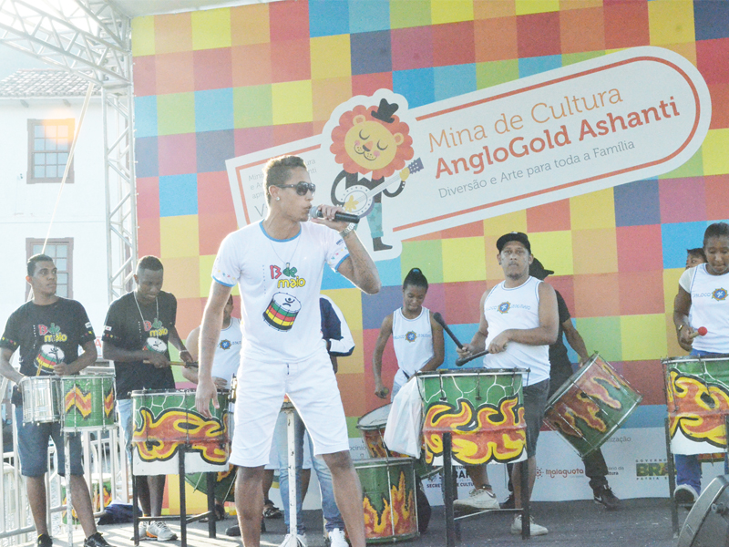 Sabará recebe o projeto Vila de Cultura - Mina de Cultura Anglogold Ashanti -