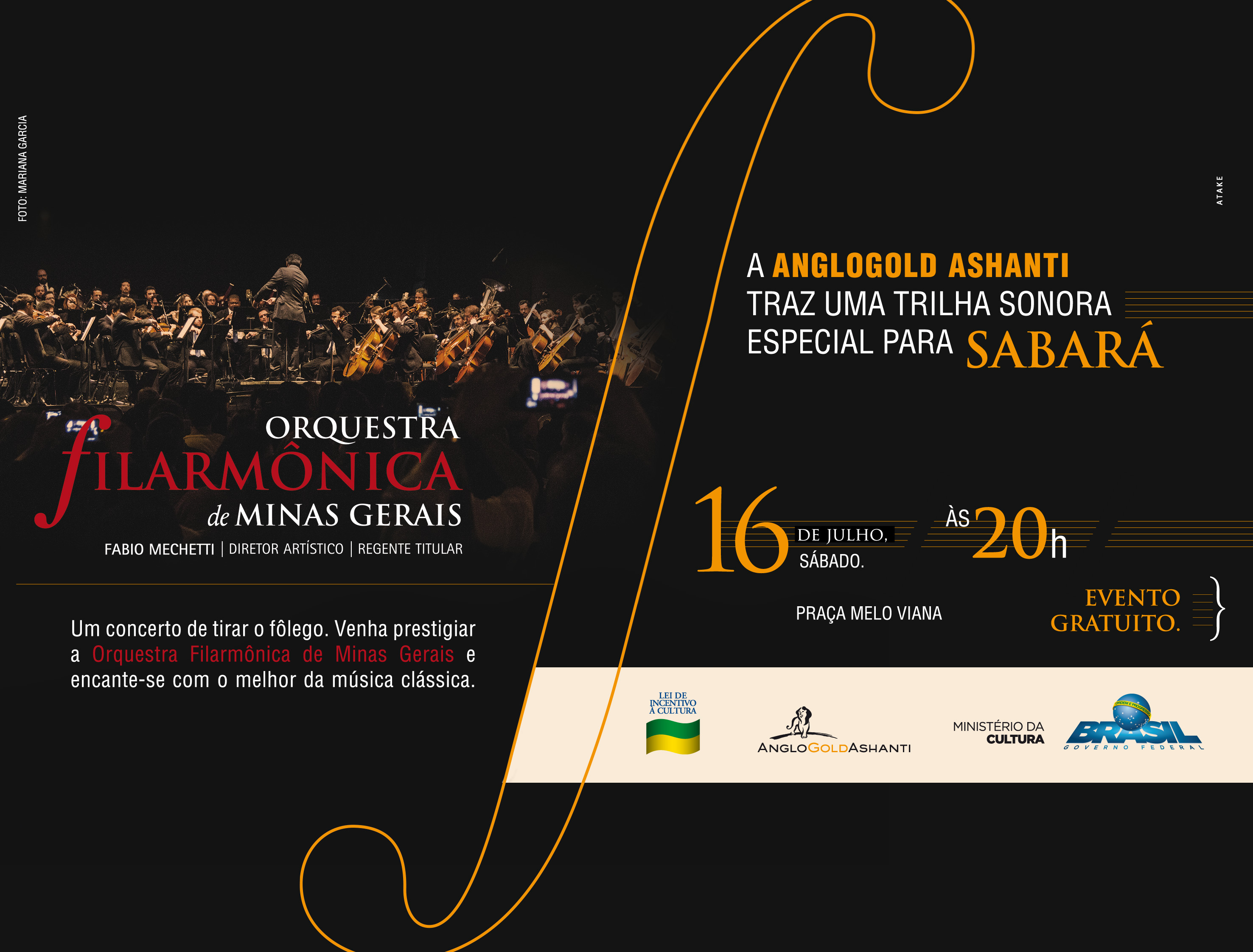 AngloGold Ashanti leva turnê 2016 da Filarmônica de Minas Gerais para Sabará 