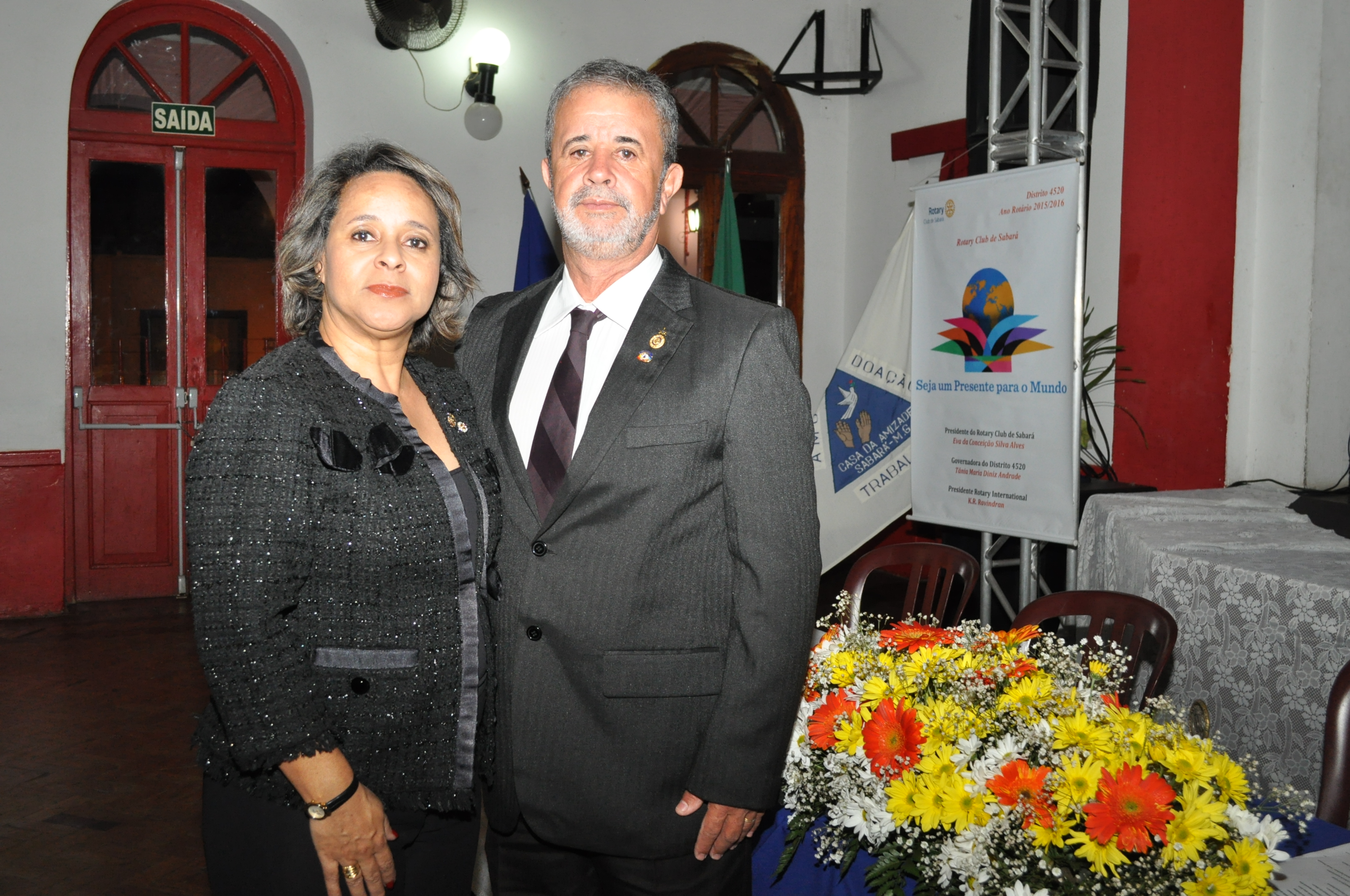Posse do sabarense no Rotary Jaraguá/BH