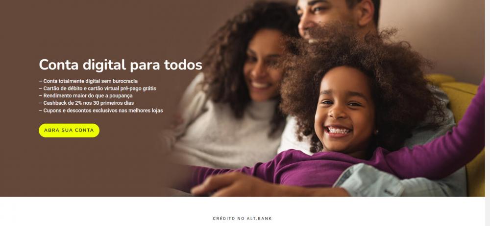 alt.bank lança primeiro cartão de crédito do Brasil com dois diferenciais exclusivos