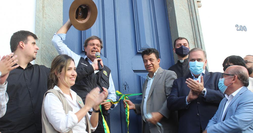 Prefeito Wander Borges e Ministro do Turismo reinauguram Solar do Padre Correia