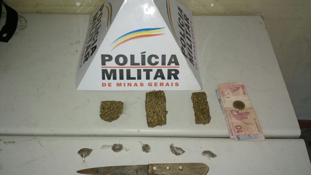 Jovem de 16 anos é preso por tráfico de drogas no bairro Itacolomi 