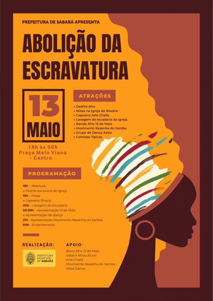 Sabará celebra o Dia da Abolição da Escravatura