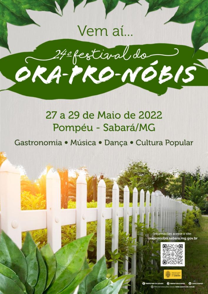 Sabará traz de volta o tradicional Festival de Ora pro nóbis