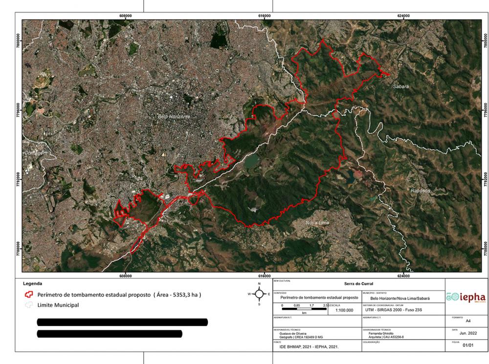 Iepha emite portaria com regras para proteção provisória da Serra do Curral, que já estão em vigor