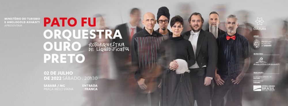 PATO FU E ORQUESTRA OURO PRETO SE UNEM PARA CELEBRAR OS 30 ANOS DA BANDA NO CONCERTO “ROTORQUESTRA DE LIQUIDIFICAFU”