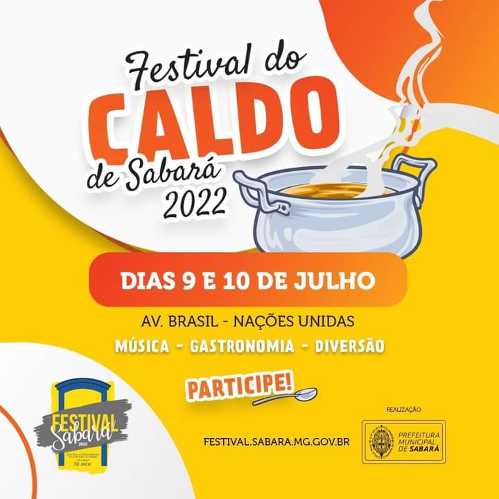 Prefeitura de Sabará realiza Festival de Caldo