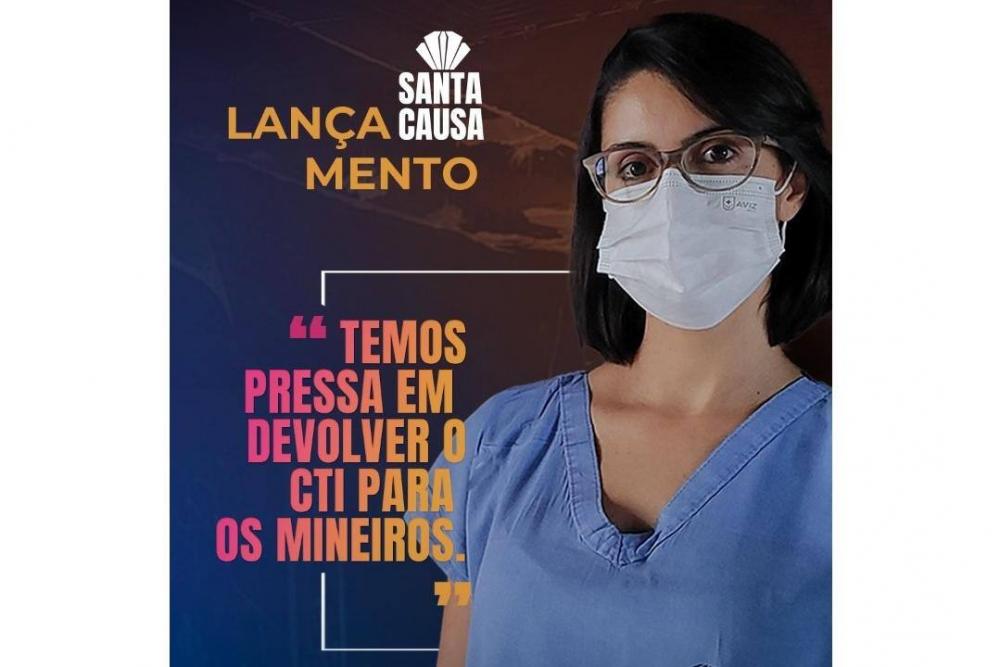 Campanha de financiamento coletivo da Santa Casa BH busca reabrir 50 leitos de CTI atingidos por incêndio
