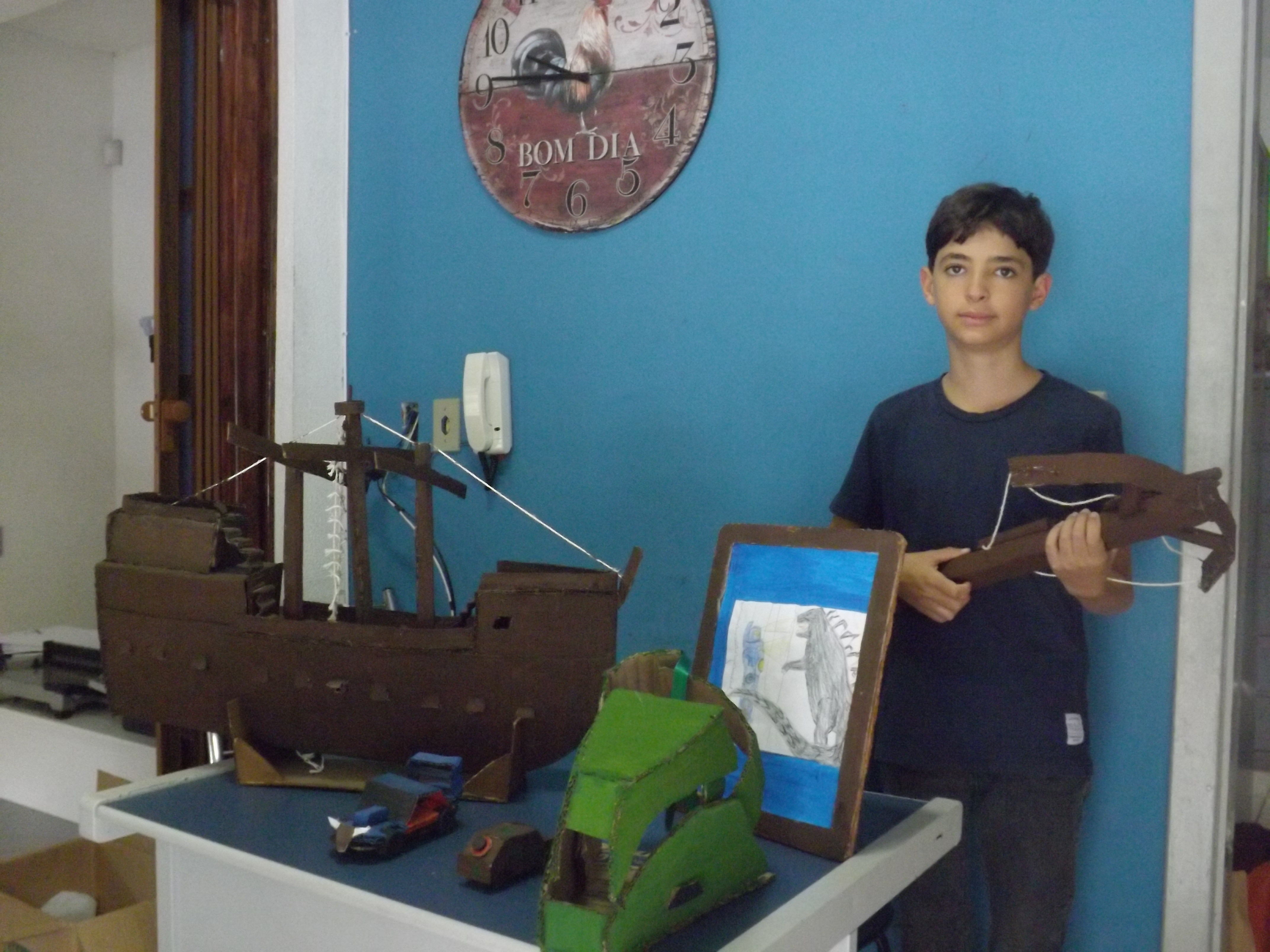 Com apenas 11 anos, menino mostra habilidade em vários segmentos artísticos 