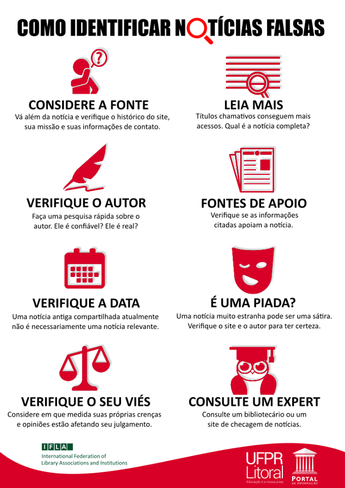 Saiba como identificar uma notícia falsa