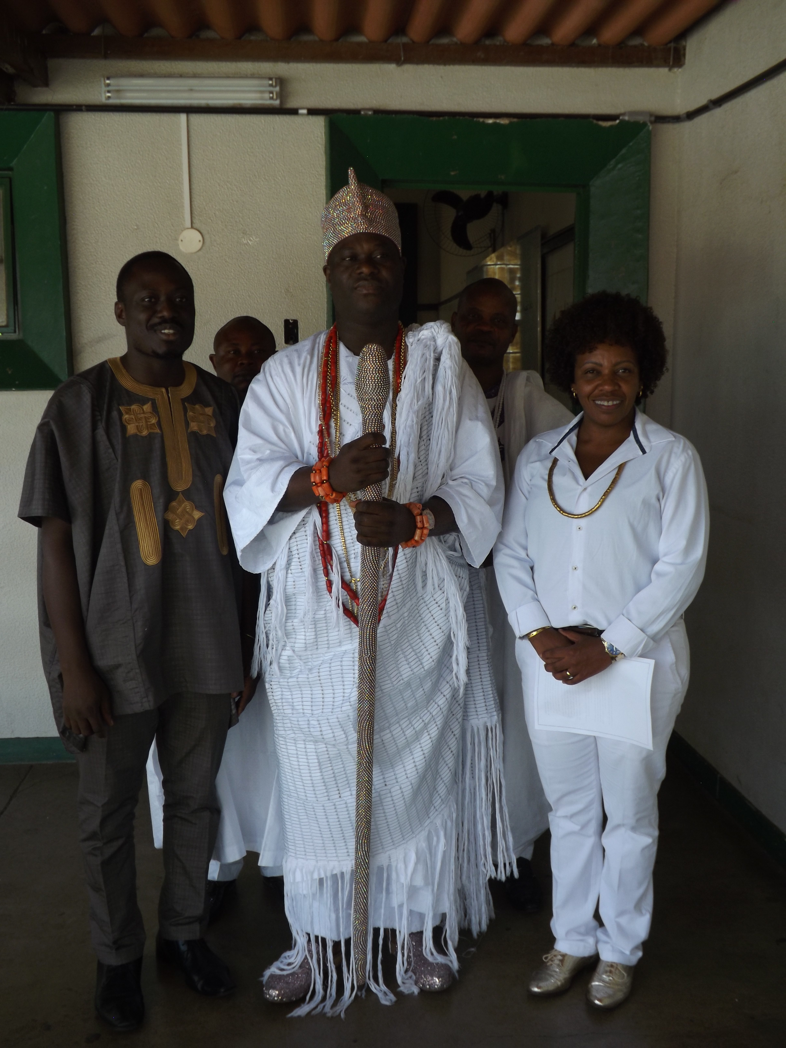 Sabará recebe a visita do rei da cidade de Ifé da Nigéria