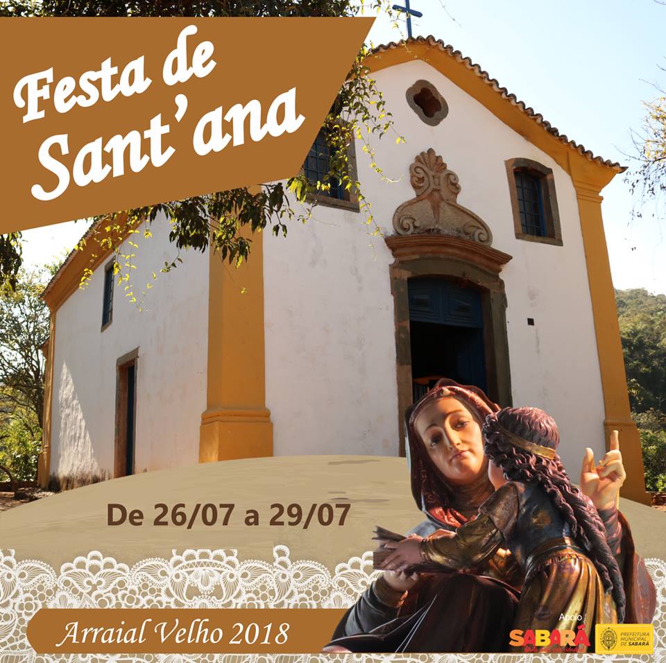Programação da Festa de Sant’ana no Arraial Velho