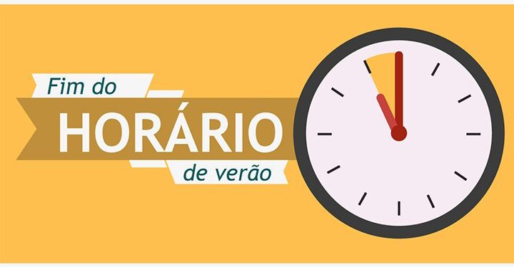 FIM DO HORÁRIO DE VERÃO