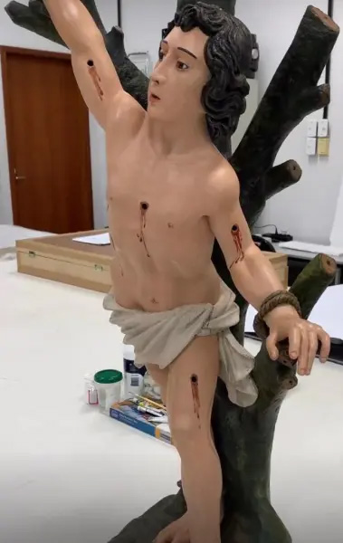 Imagem de São Sebastião será apresentada à comunidade em Santo Antônio de Roça Grande em Sabará