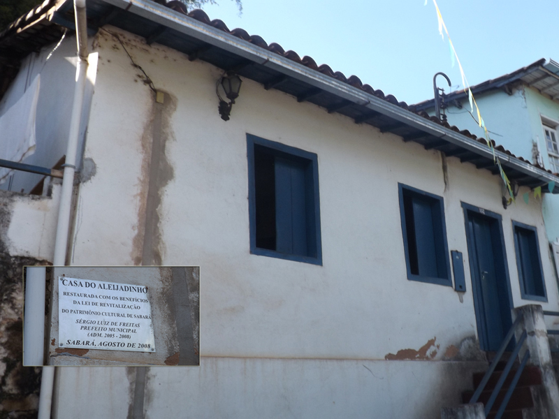 Casa de Aleijadinho está em situação lastimável 