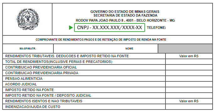 Comunicado sobre a Declaração de Imposto de Renda 2020
