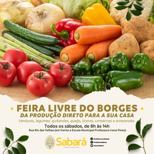 Feira Livre dos Borges em Sabará volta a funcionar