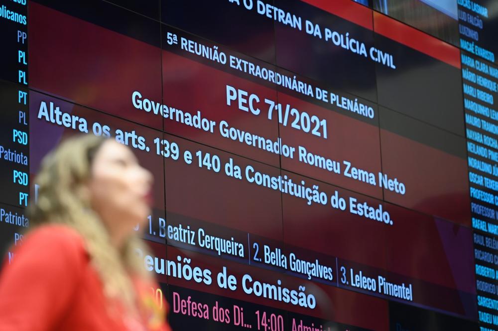 PEC que retira o Detran da Polícia Civil pauta audiência