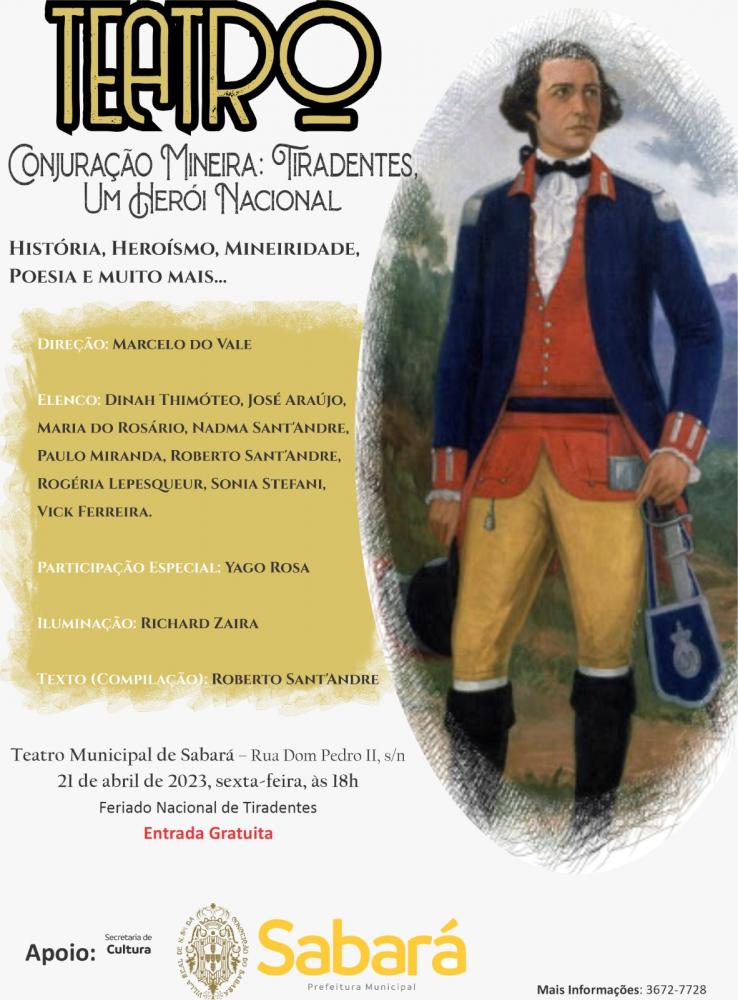 FERIADO NACIONAL DE TIRADENTES EM SABARÁ