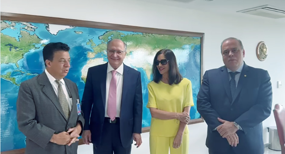 Prefeito Wander Borges participa de audiência com vice-presidente da República, Geraldo Alckmin