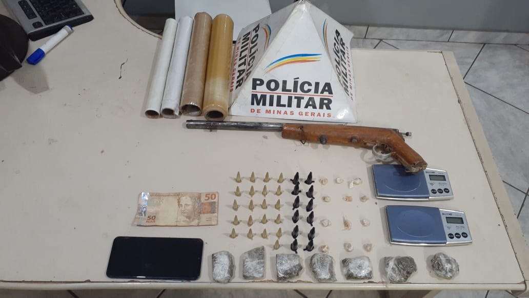 Polícia Militar apreende armas e drogas durante Mega Operação de Alferes