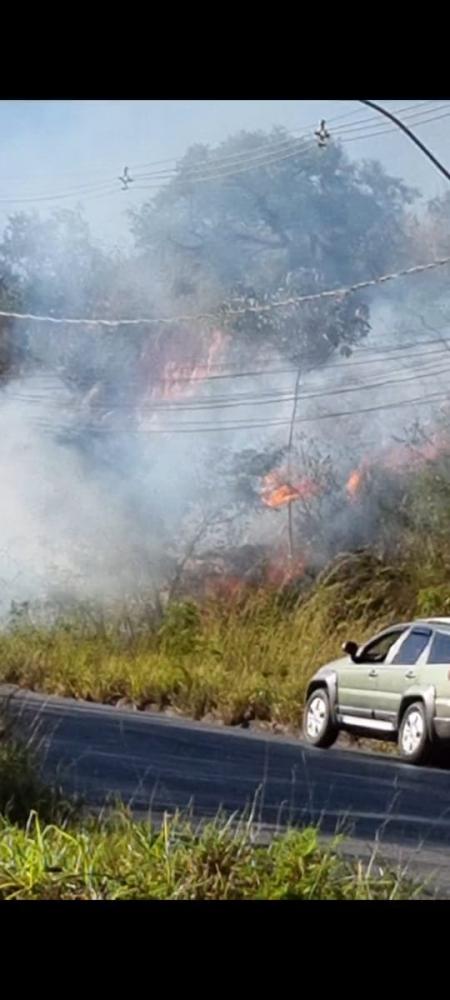 Incendiário é preso em flagrante