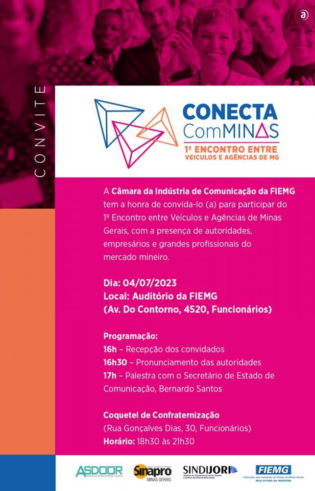 Conecta ComMinas: Encontro entre veículos de comunicação e agências de publicidade em BH 
