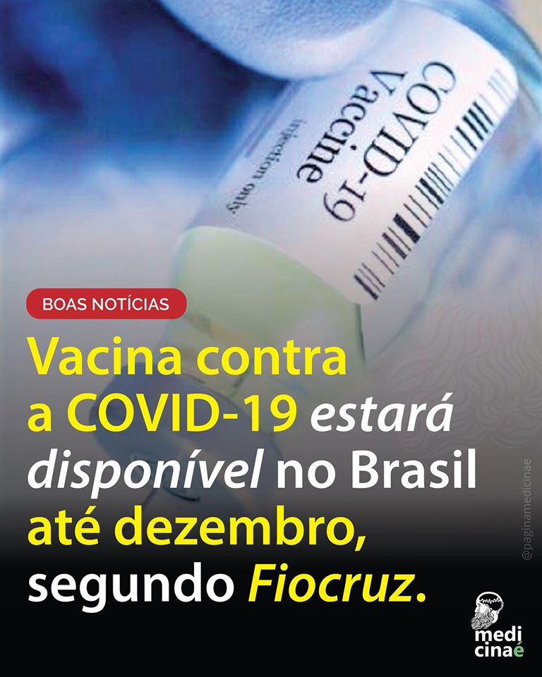 Fiocruz prevê a produção da vacina de Oxford até dezembro⁣
