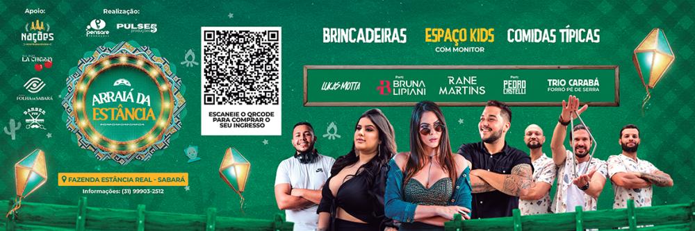 Está chegando o ARRAIÁ mais esperado da cidade de Sabará!