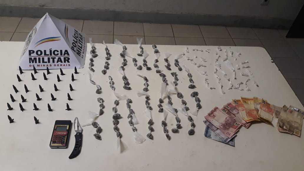 Militares do tático móvel realizam operação e menor é apreendido por tráfico de drogas