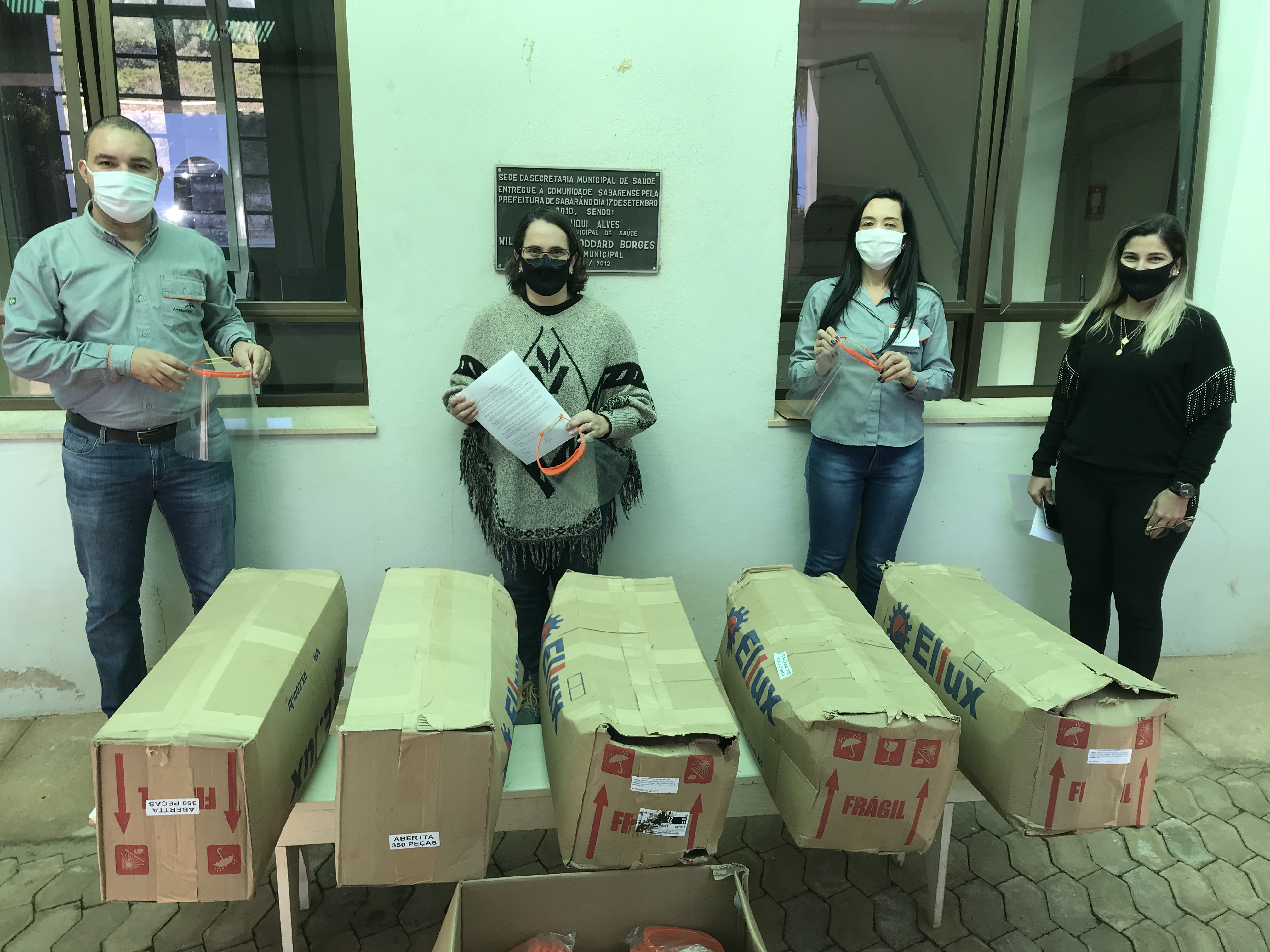 ArcelorMittal doa 2 mil máscaras para prevenção à COVID-19 para Sabará