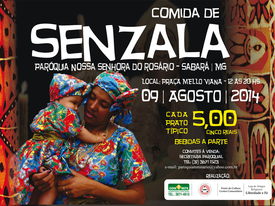 Comida de Senzala traz a tradição da culinária sabarense