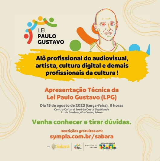 Prefeitura vai promover reunião com agentes culturais em Sabará