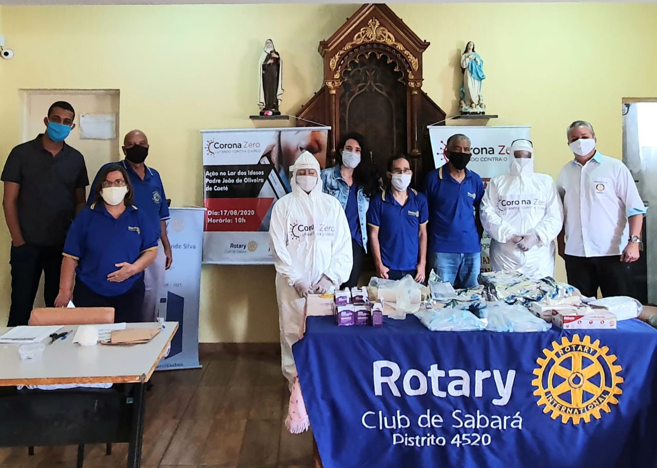 Rotary Club de Sabará entra no combate ao Covid-19