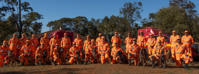 Corpo de Bombeiros de Minas Gerais sedia evento de Certificação Nacional de Cães de Busca e Resgate