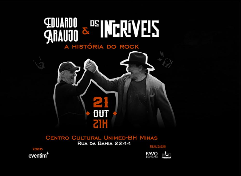 Eduardo Araújo & os Incríveis se apresentam em Belo Horizonte