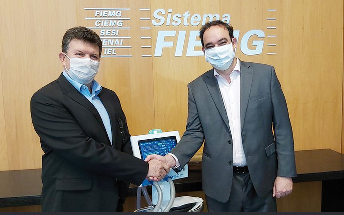 FIEMG recebe premiação pelo apoio no desenvolvimento de respiradores pulmonares 