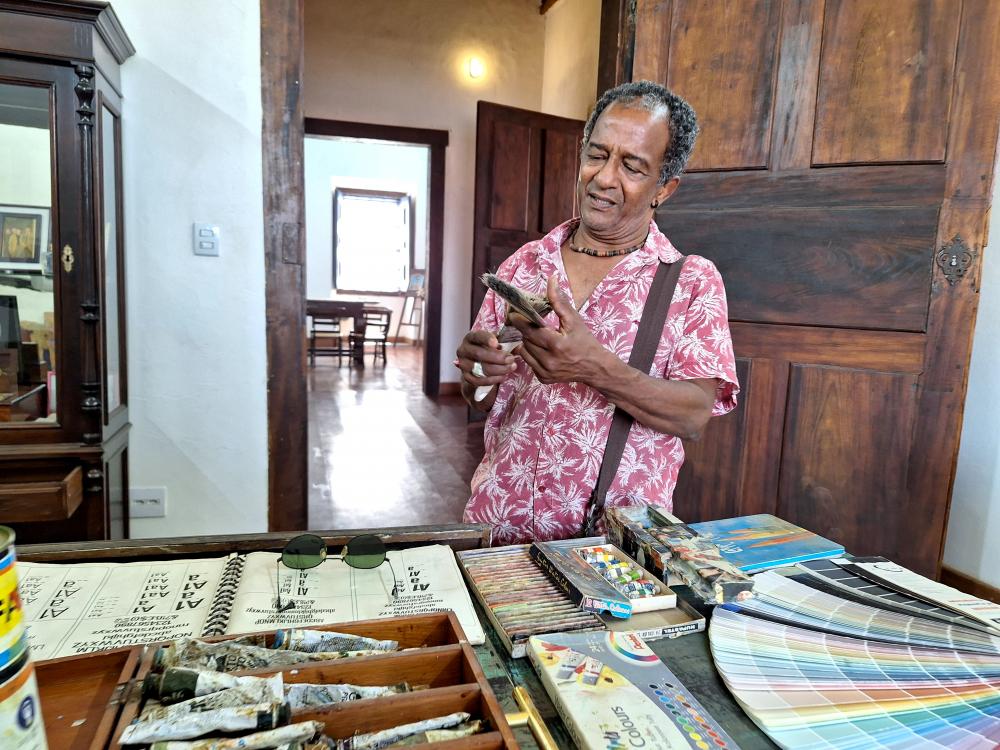“Vivência & Arte”de Sérgio Pacheco encanta público no Solar Padre Correia