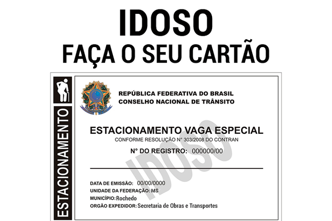 Credencial de estacionamento para pessoas 60+ já pode ser emitida pela CDT