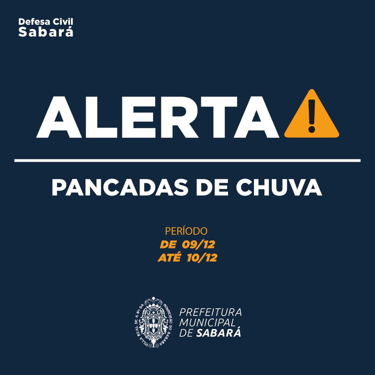 POSSIBILIDADE DE CHUVAS FORTES
