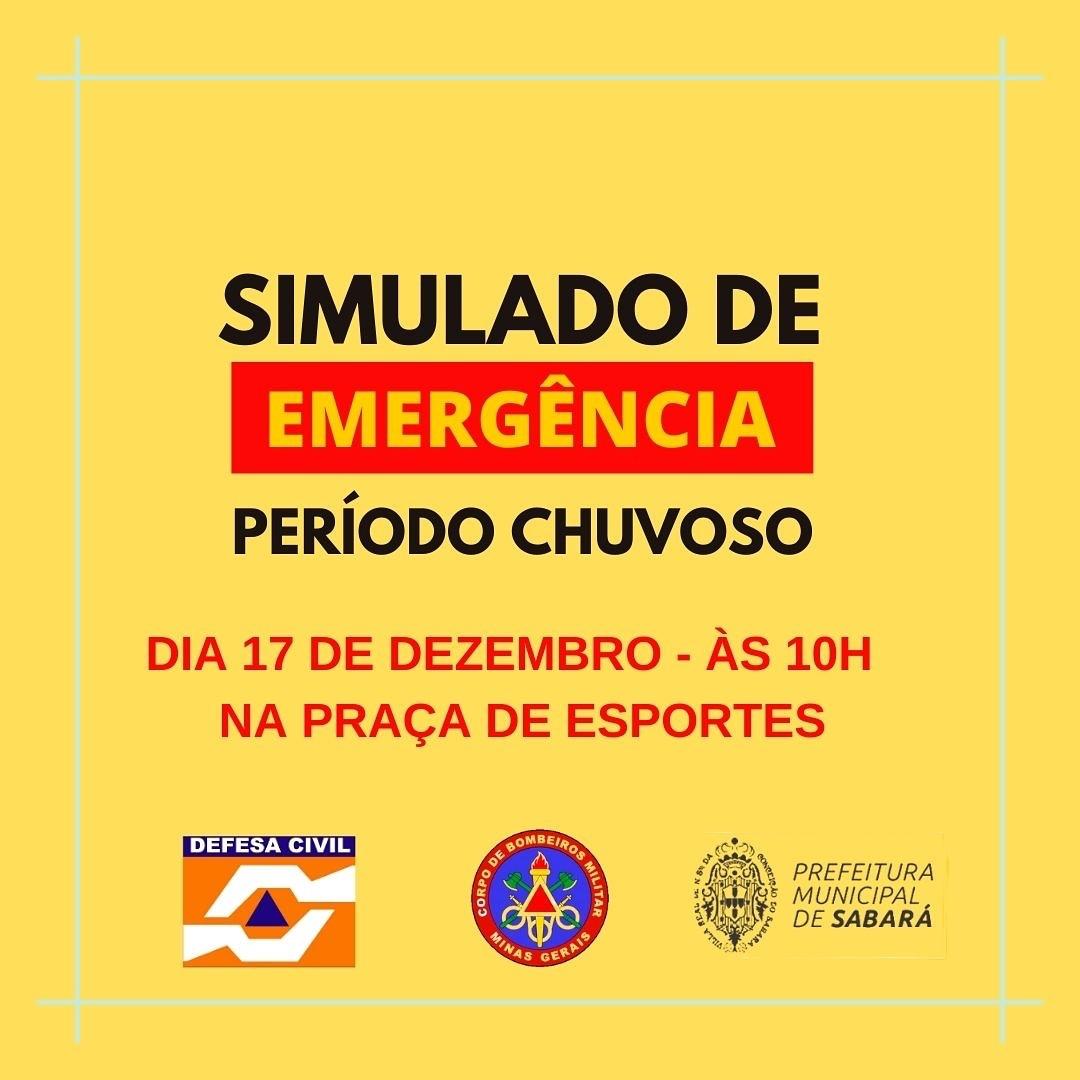 Treinamento de Evacuação de área de inundação em Sabará