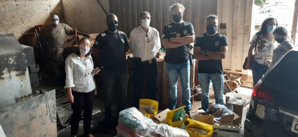 Polícia Civil incinera 200 quilos de drogas 