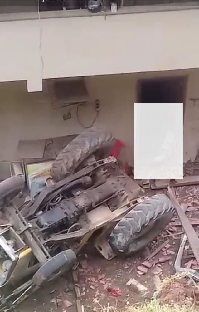Motorista de trator morre em acidente 