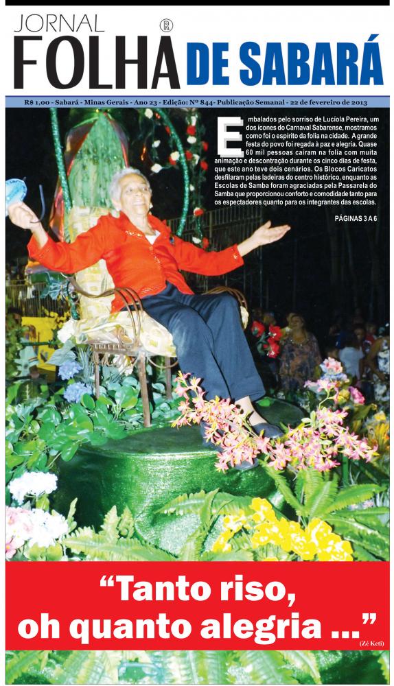 Que tal lembrar os velhos carnavais em Sabará....